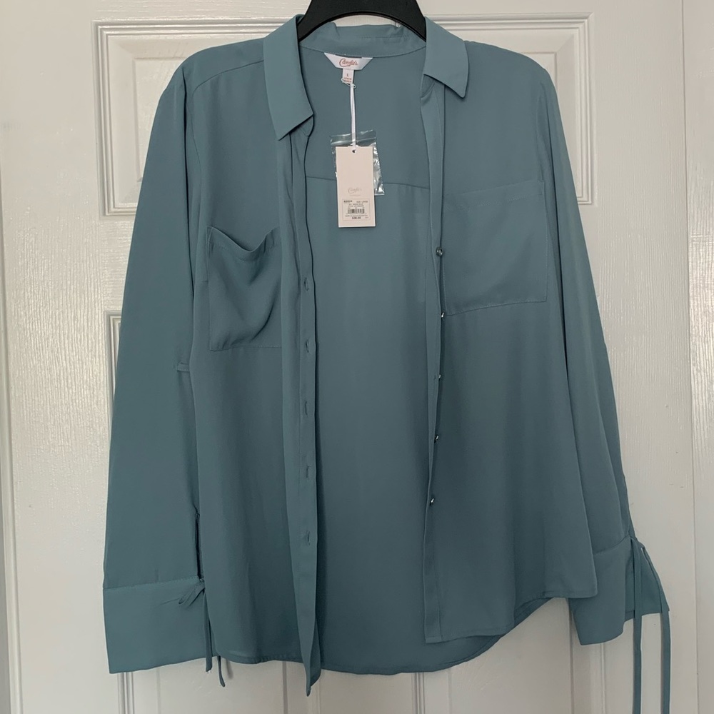 Candies Women’s button down blouse